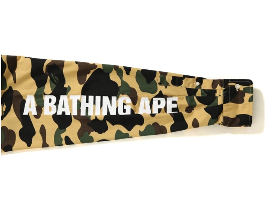 Рубашка BAPE 1st Camo Bd Shirt Shirt Yellow