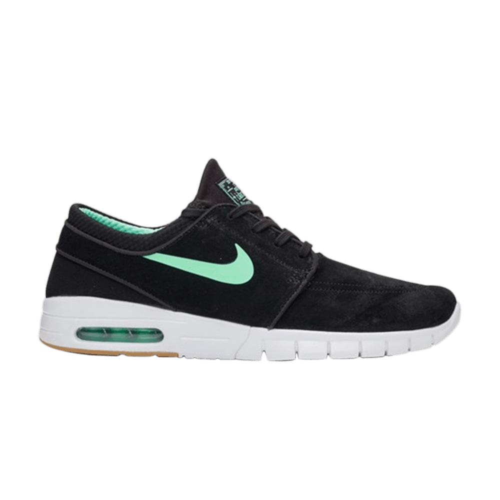 Кроссовки Nike Stefan Janoski Max L 'Black Green Glow'