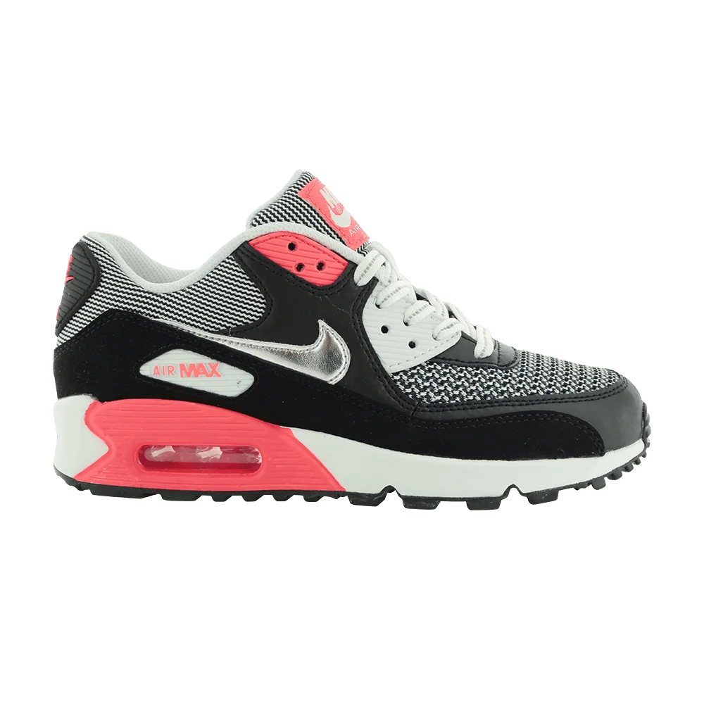 Krossovki-Nike-Air-Max-90-LE-GS-Black-Metallic-Silver-Laser-Crimson