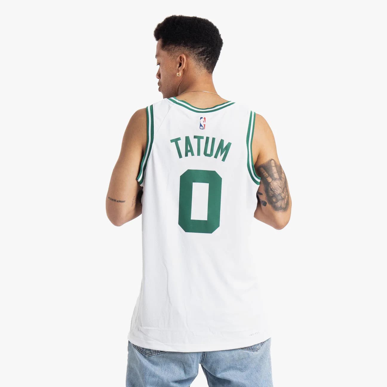 Баскетбольная джерси 2023-24 Boston Celtics Jayson Tatum #0 Swingman Association Edition White Jersey