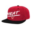 Mitchell-Ness-Transcript-Snapback-HWC-Miami-Heat-Hat-100x100
