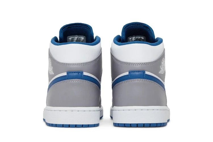 Кроссовки Air Jordan 1 Mid 'Cement True Blue'