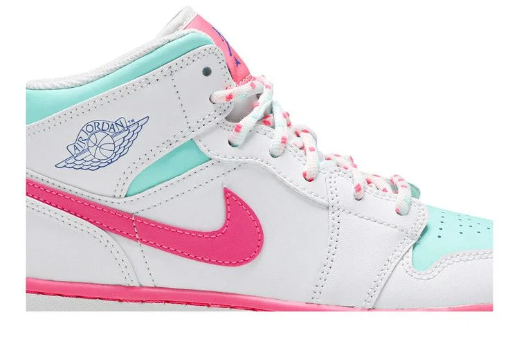 Кроссовки Air Jordan 1 Mid GS 'Digital Pink'