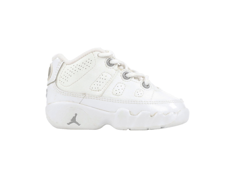 Кроссовки Air Jordan 9 Retro Low White Chrome Infant