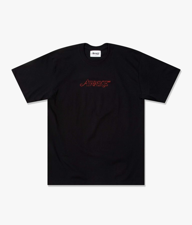 Футболка Awake Classic Outline Logo T-shirt Black