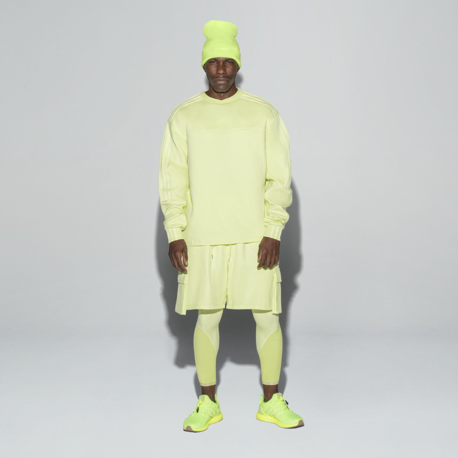Свитшот adidas Ivy Park Long Sleeve Crewneck Sweatshirt (Gender Neutral) Yellow Tint