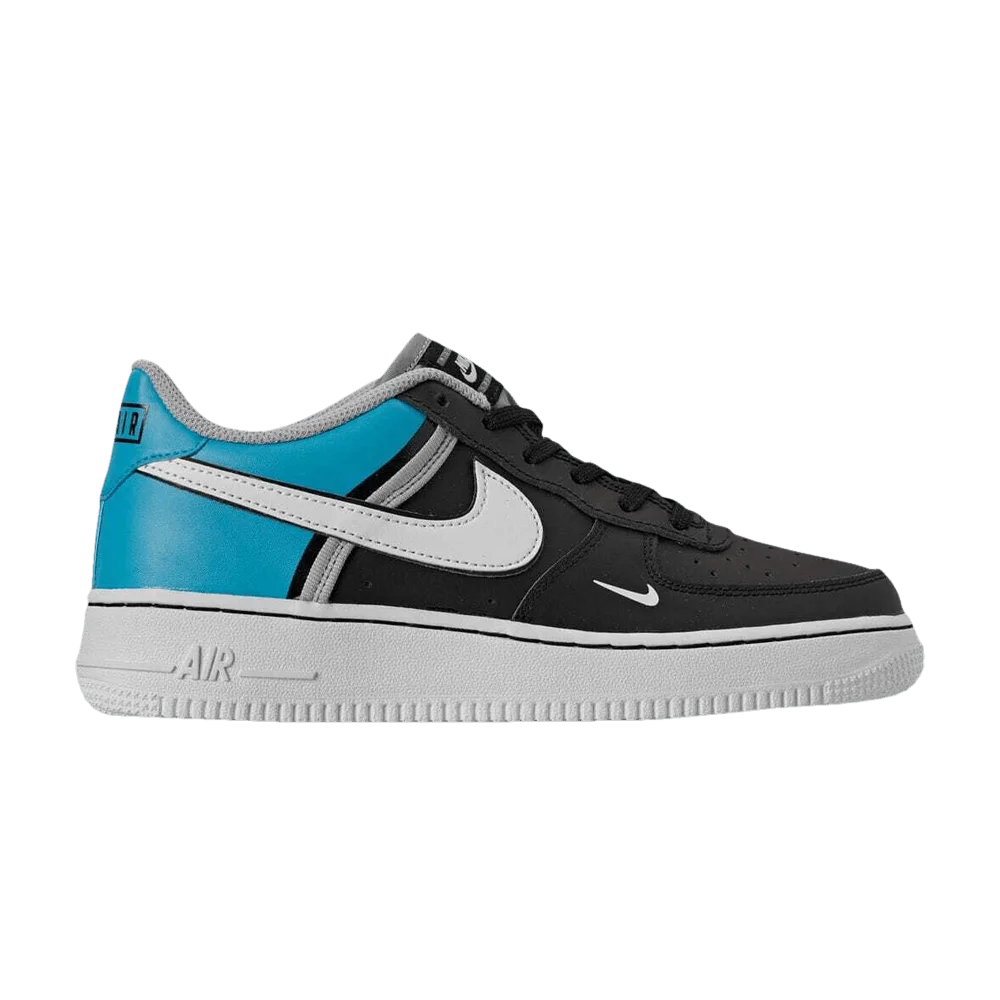 Krossovki-Nike-Air-Force-1-LV8-2-GS-Black-Light-Current-Blue