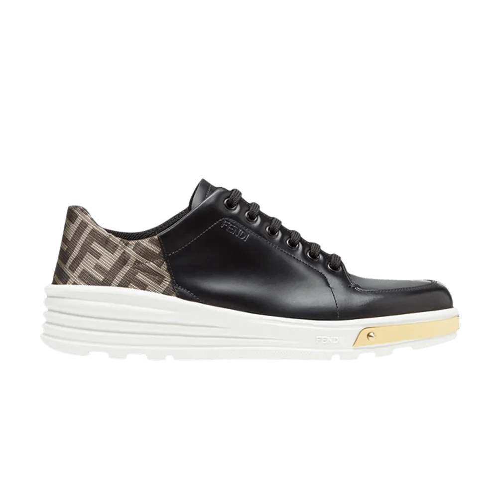 Krossovki-Fendi-FF-Detail-Low-Black-Gold