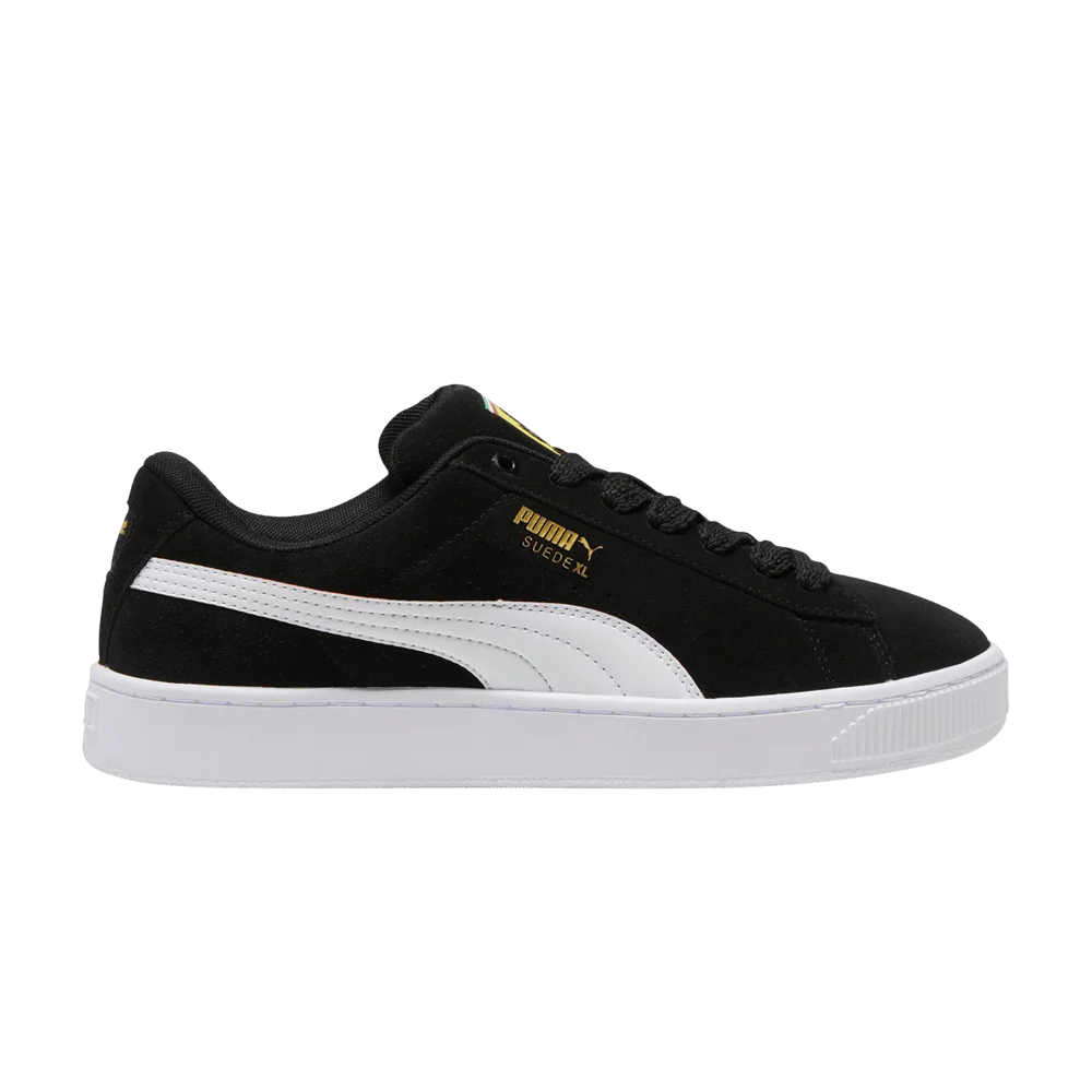 Кроссовки Puma Scuderia Ferrari x Suede XL 'Black White'