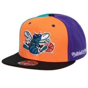 Mitchell-Ness-Tri-Cycle-Fitted-Charlotte-Hornets-Hat-300x300
