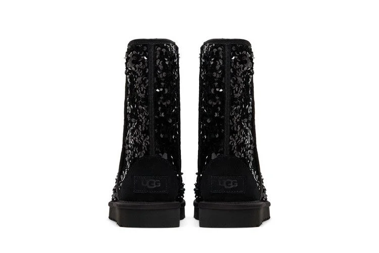 Кроссовки UGG Wmns Classic Short Chunky 'Sequin - Black'
