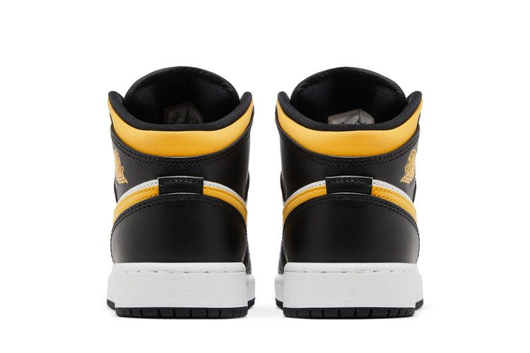 Кроссовки Air Jordan 1 Mid GS 'Black University Gold'