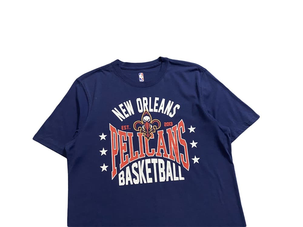 Футболка Main Squeeze NBA New Orleans Pelicans Navy T-Shirt