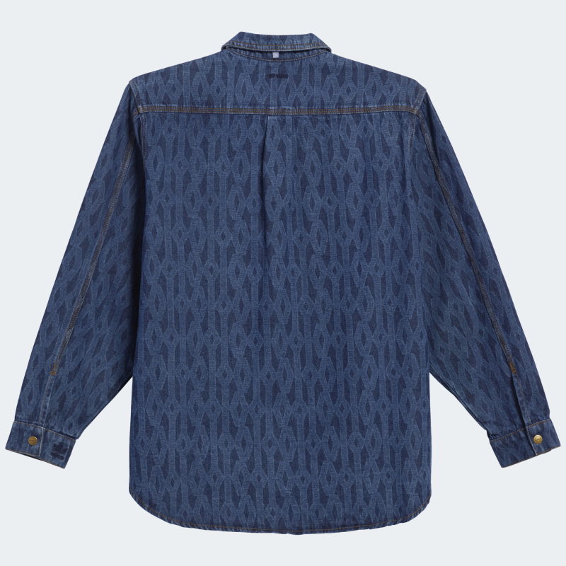 Рубашка adidas Ivy Park Monogram Denim Shirt (All Gender) Dark Denim