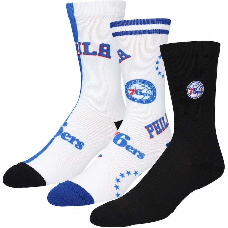 Спортивные носки Men’s Philadelphia 76ers MVP 3-Pack Crew Socks