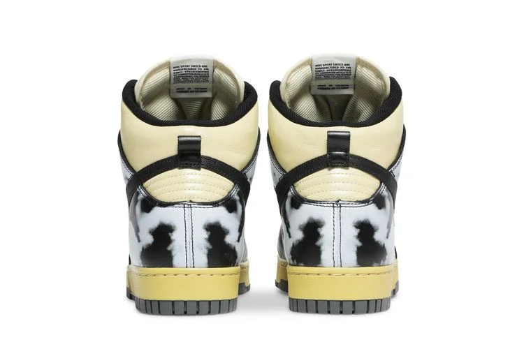 Кроссовки Nike Dunk High 1985 'Black Acid Wash'