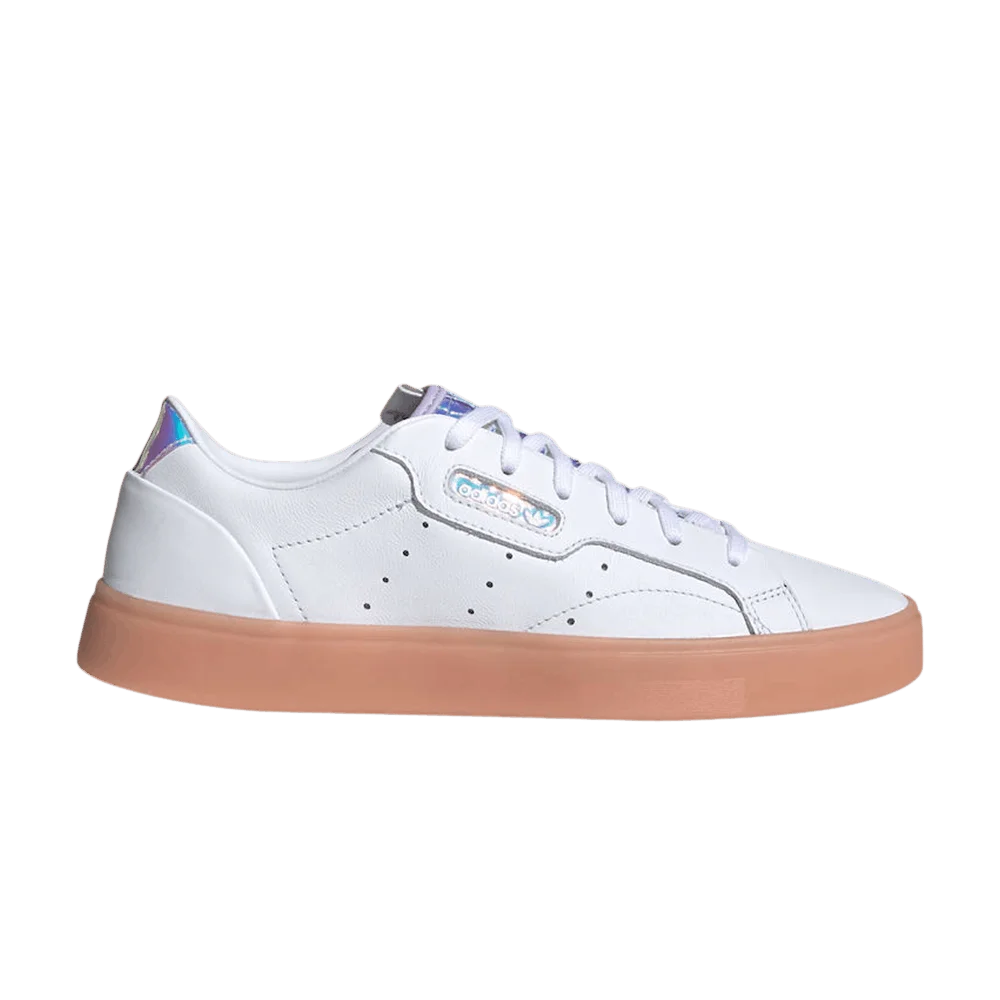 Krossovki-Adidas-Wmns-Sleek-White-Coral-Iridescent