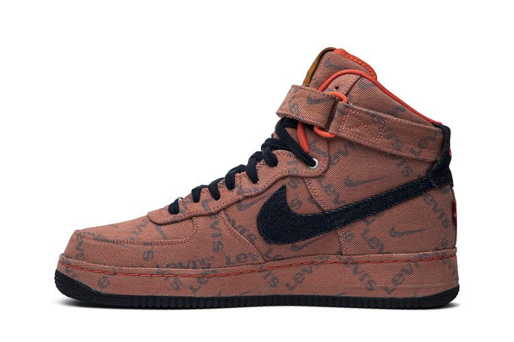 Кроссовки Levi's x Nike By You x Air Force 1 High 'Exclusive Denim'