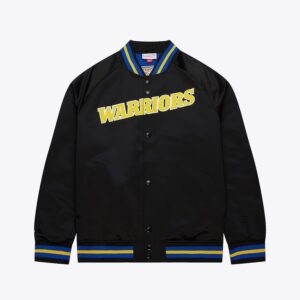 Mitchell-Ness-Black-Golden-State-Warriors-Lightweight-Satin-Raglan-Full-Snap-Jacket-300x300