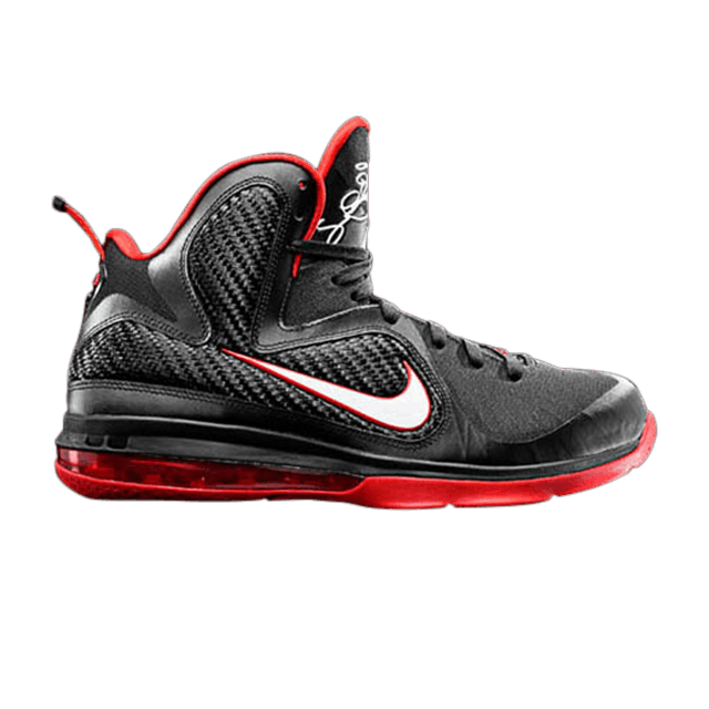 Кроссовки Nike LeBron 9 'Black White Red'
