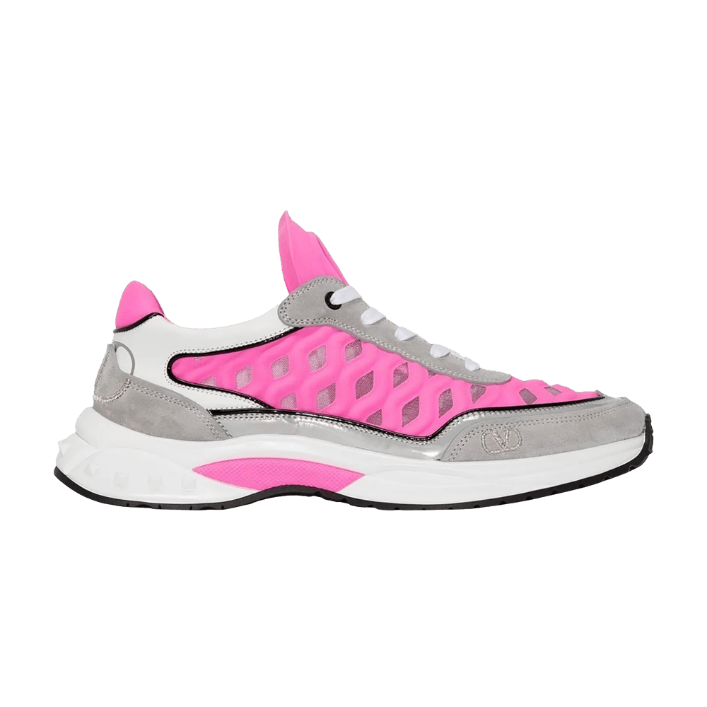 Кроссовки Valentino Wmns Ready Go Runner 'Grey Bright Pink'