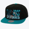 Mitchell-Ness-Mens-Black-San-Jose-Sharks-Cross-Check-Snapback-Hat-100x100