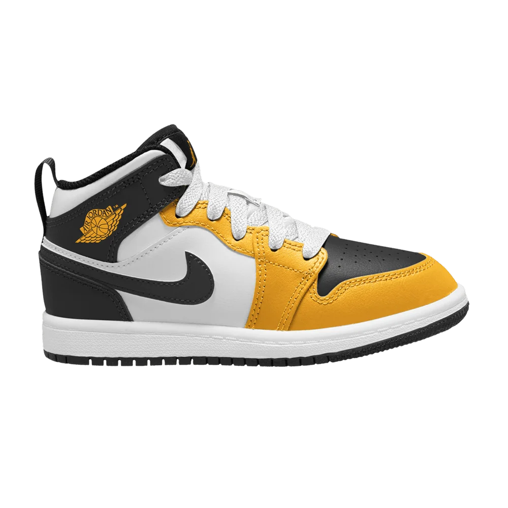 Krossovki-Air-Jordan-1-Mid-PS-Yellow-Ochre