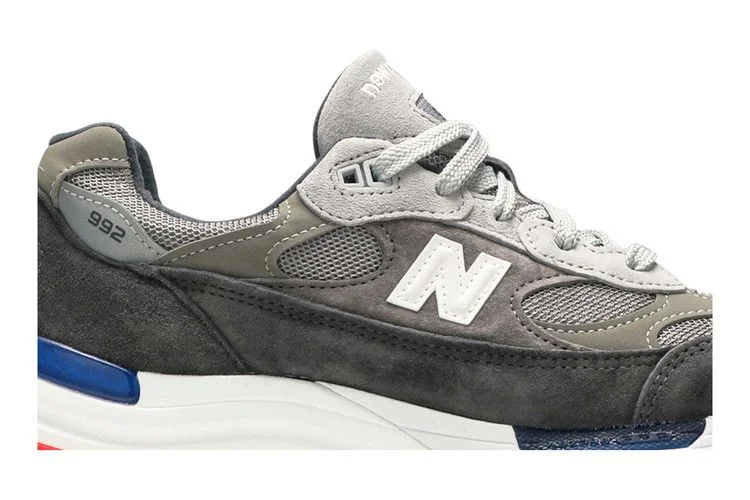 Кроссовки New Balance 992 Made in USA 'Grey Blue Red'