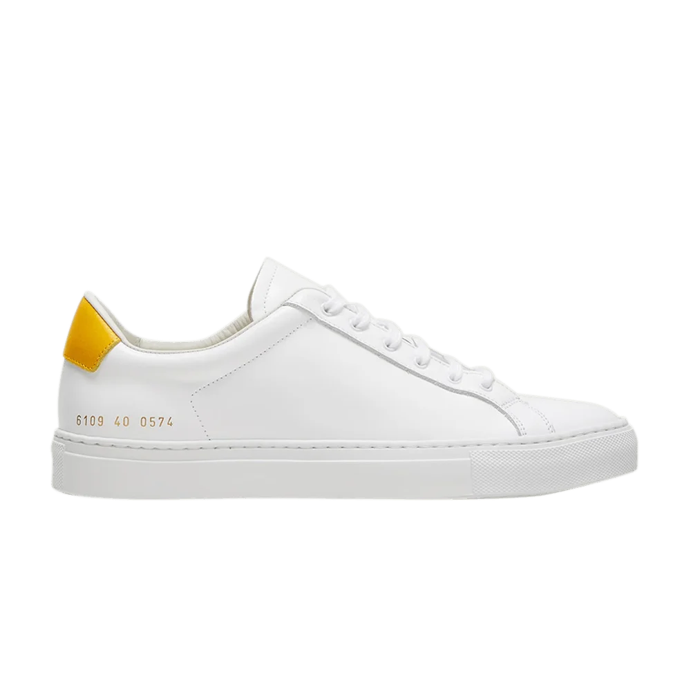 Krossovki-Common-Projects-Wmns-Retro-Low-White-Yellow