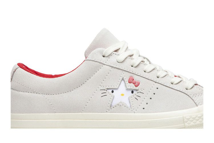 Кроссовки Hello Kitty x Converse One Star Suede Low Top 'White'