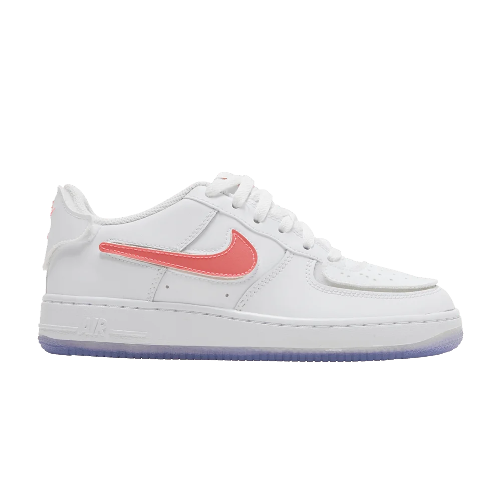 Krossovki-Nike-Air-Force-11-GS-White-Purple-Pulse