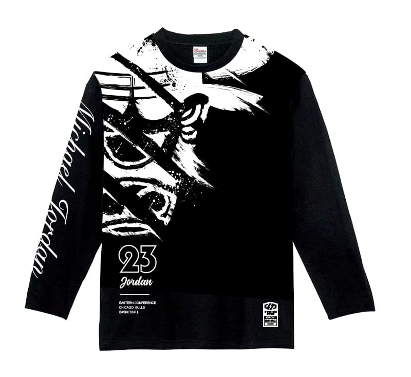 Футболка DPOY BW Bulls Michael Jordan Longsleeve
