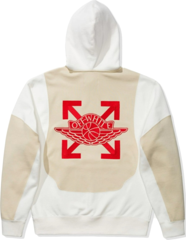 Худи OFF-WHITE x Jordan Hoodie White