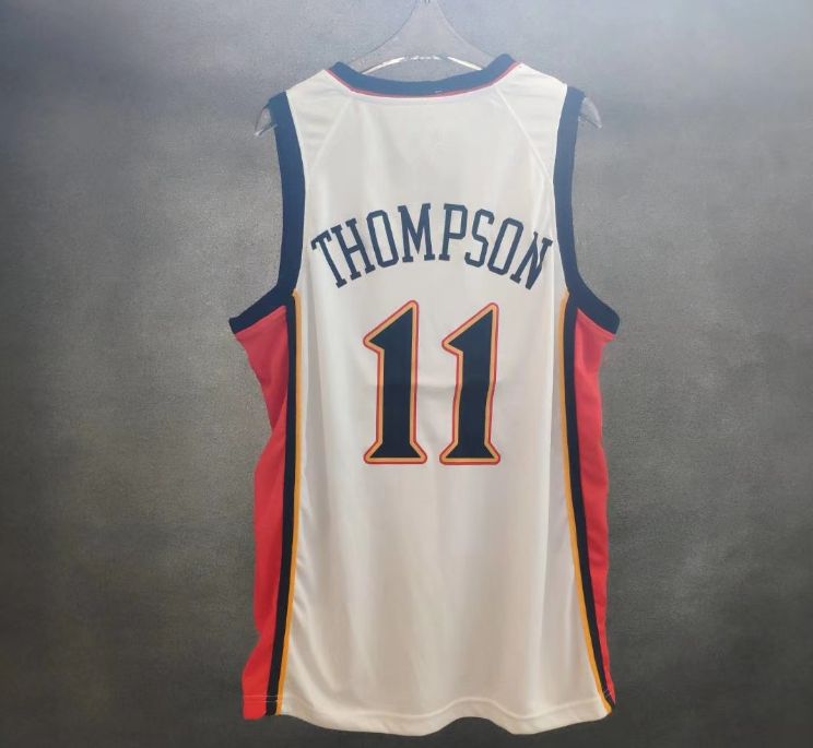 Баскетбольная джерси 2009-10 Klay Thompson Warriors #11 White