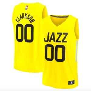 2022-23-Utah-Jazz-00-Jordan-Clarkson-Fast-Break-Icon-Yellow-Jersey-1-300x300