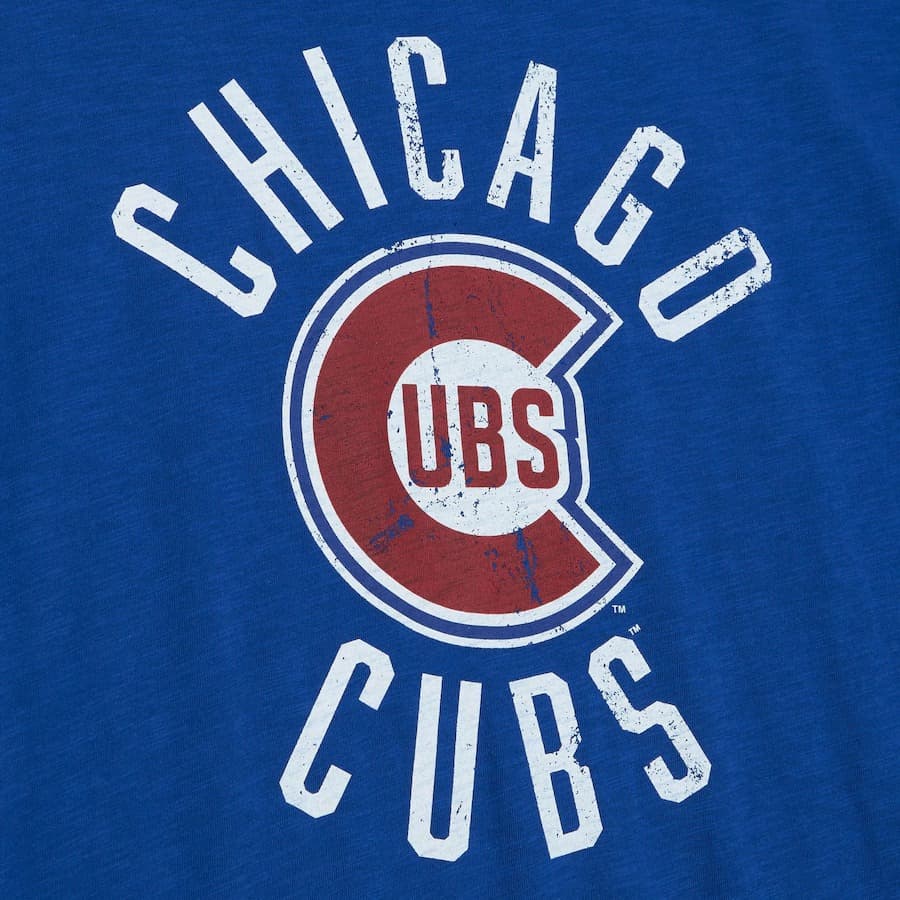 Футболка Mitchell & Ness Royal Chicago Cubs Legendary Slub T-Shirt