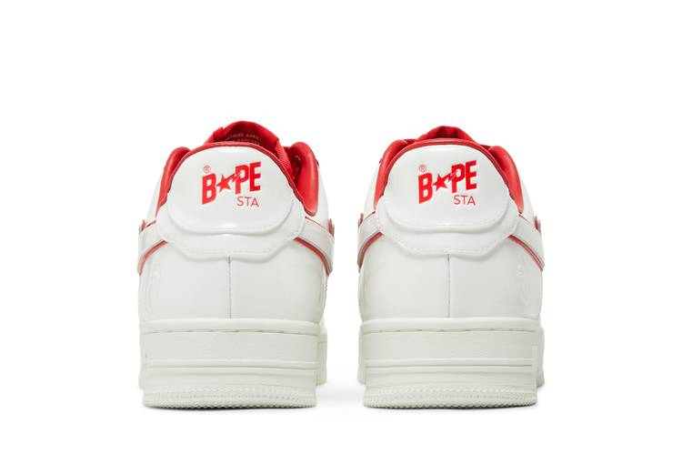 Кроссовки Bapesta #8 M1 'White Red'