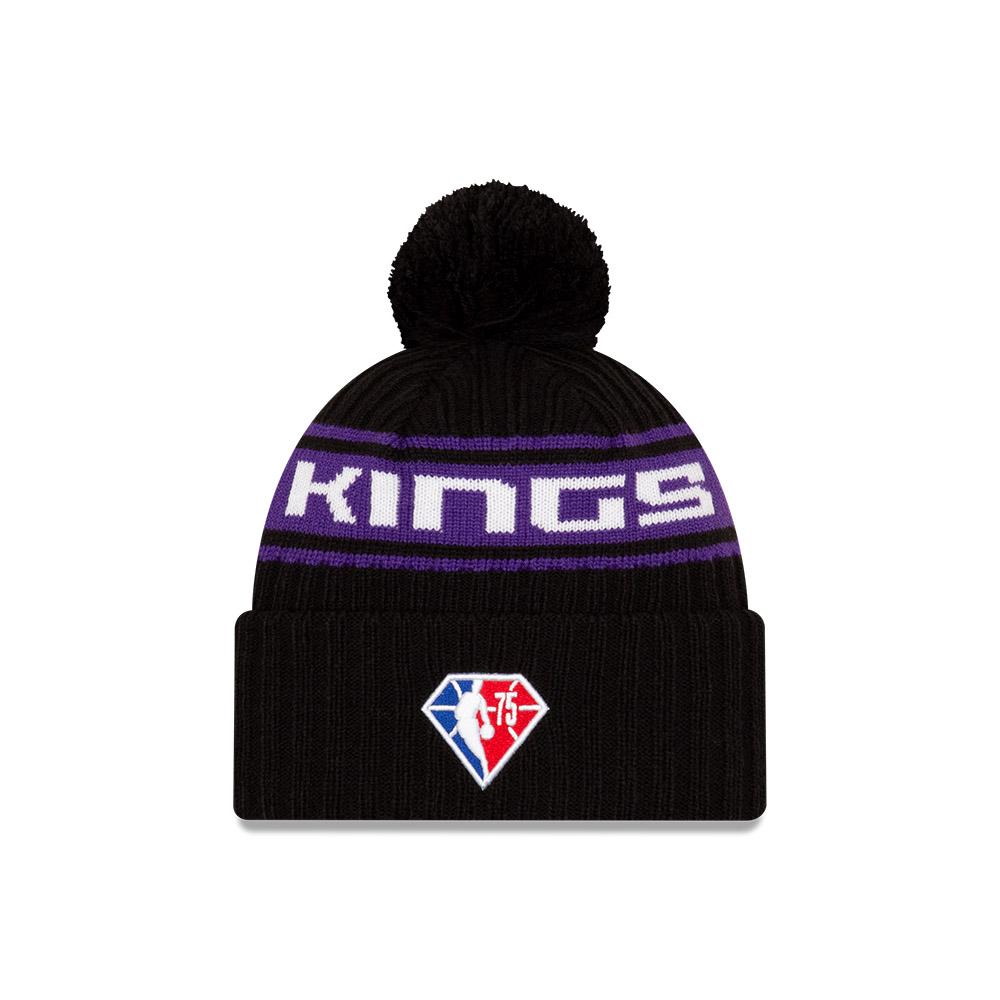 Шапка New Era Sacramento Kings 2021 Draft Edition Pom Knit NBA Beanie