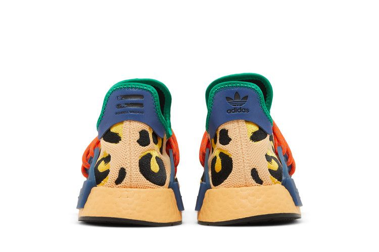 Кроссовки Pharrell x adidas NMD Human Race 'Animal Print - Pulse Amber'
