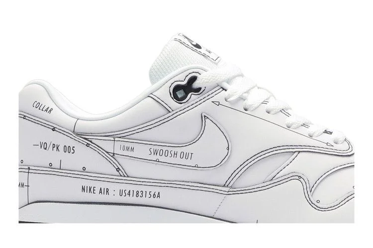 Кроссовки Nike Air Max 1 'Sketch To Shelf - White'