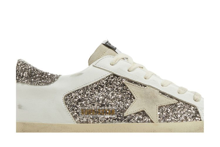 Кроссовки Golden Goose Wmns Superstar 'Glitter - White Seedpearl'