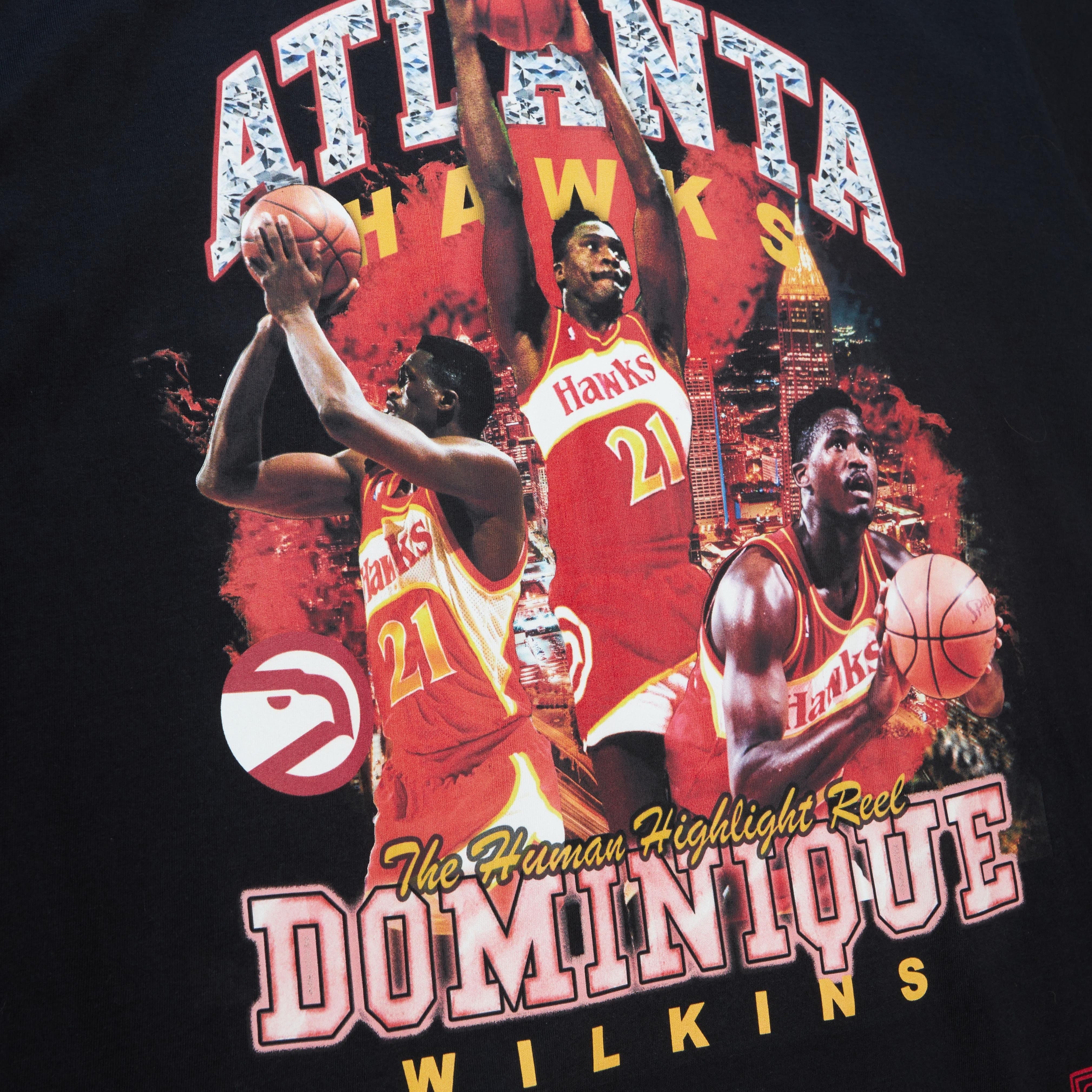 Футболка Mitchell & Ness Bling SS HWC Atlanta Hawks Dominique Wilkins T-Shirt