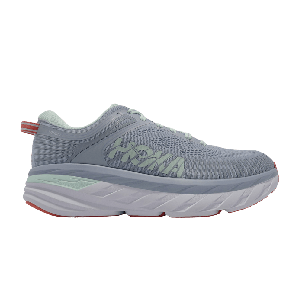 Кроссовки HOKA Wmns Bondi 7 Wide 'Blue Fog'