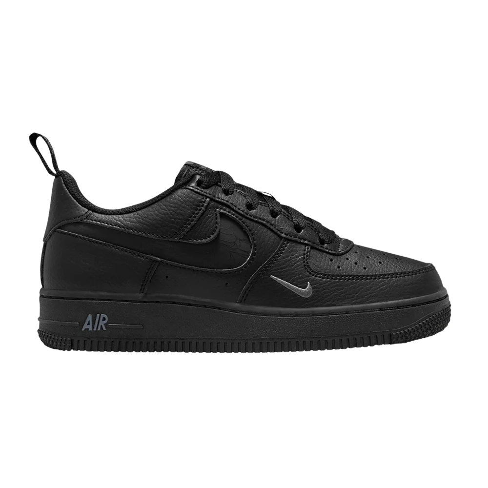 Krossovki-Nike-Air-Force-1-LV8-GS-Multi-Etch-Swoosh-Black-Dark-Grey