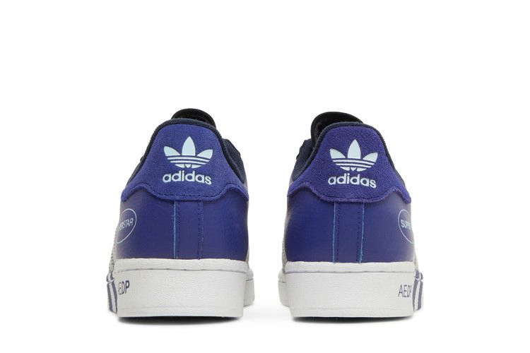 Кроссовки Adidas Superstar 'Extended Midfoot Stripes - Legacy Indigo'