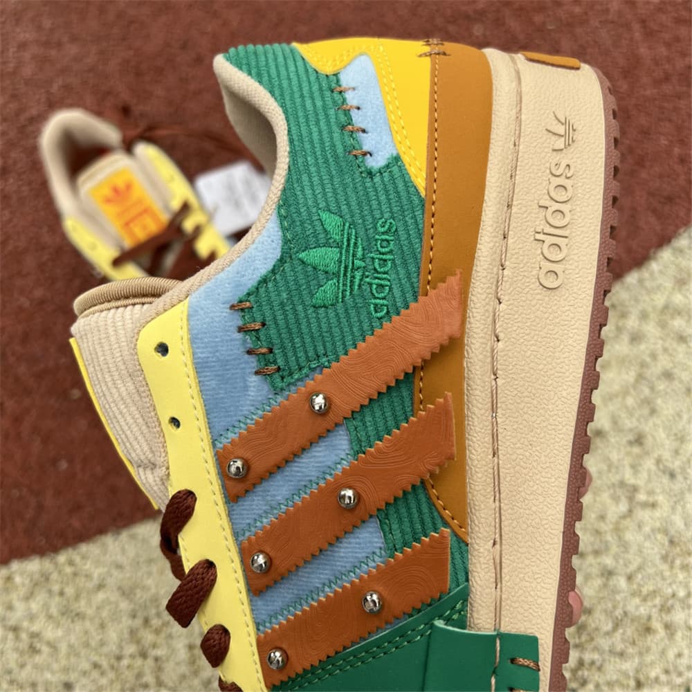 Кроссовки Melting Sadness x adidas Forum Exhibit Low 'Puppet Costume - Night Burgundy'