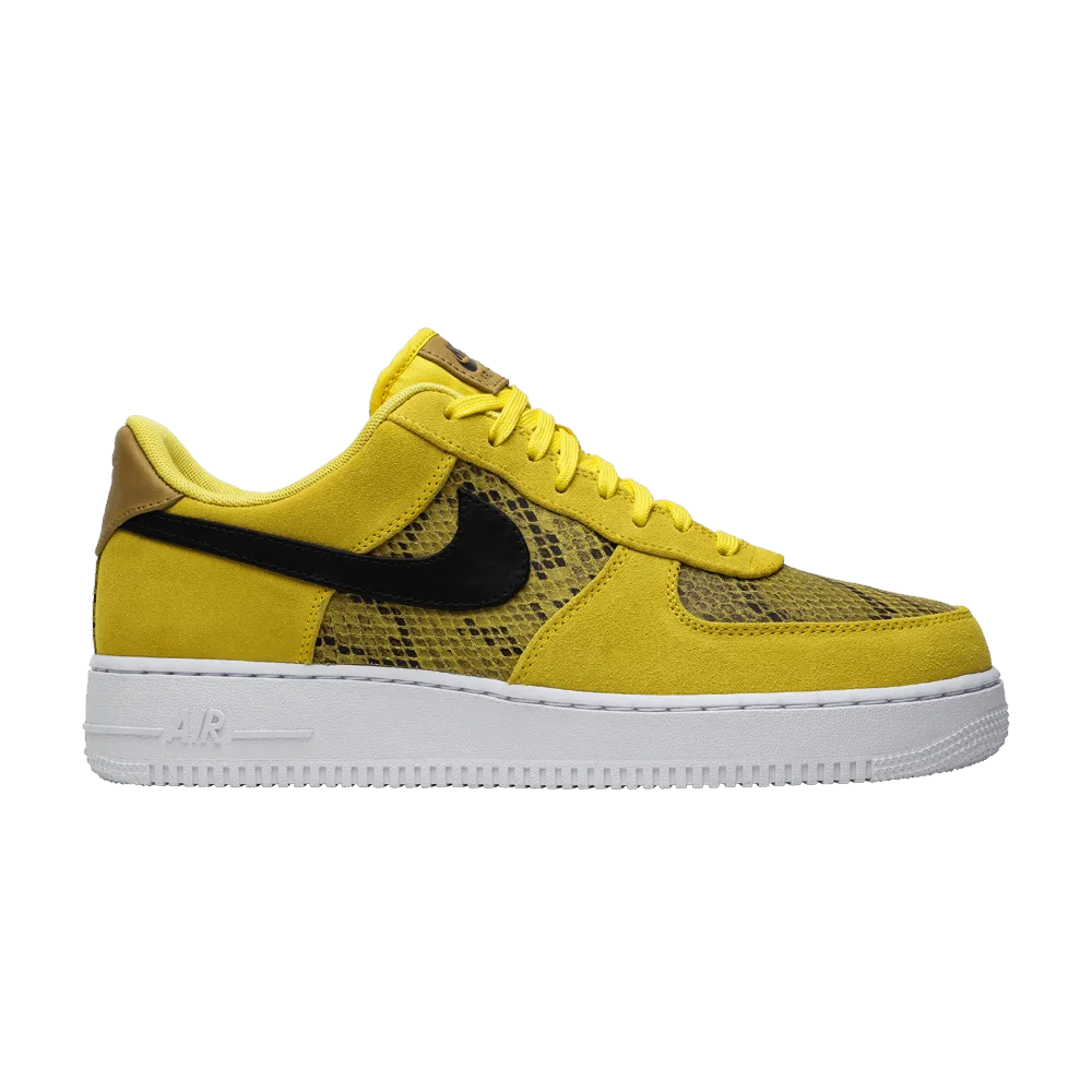 Krossovki-Nike-Air-Force-1-Low-Yellow-Snakeskin