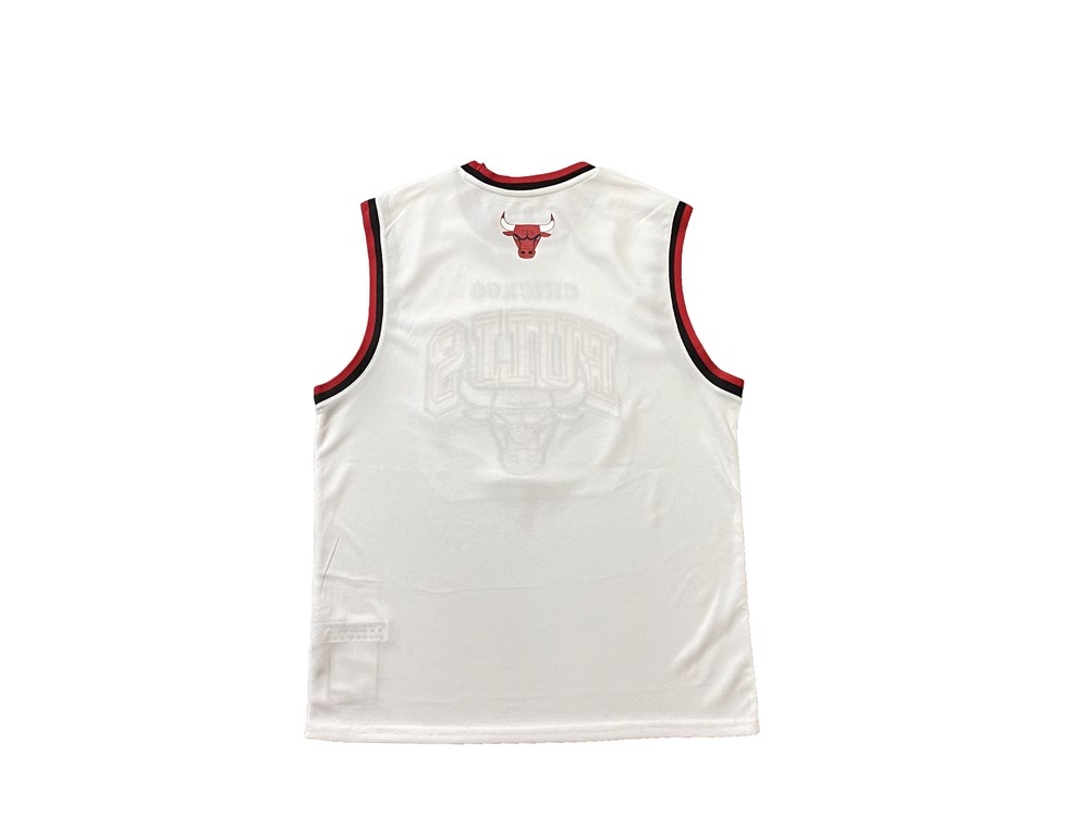 Баскетбольная джерси Buck Up Chicago Bulls White Jersey