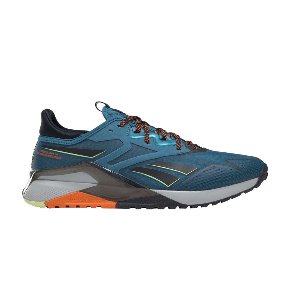 Кроссовки Reebok Nano X2 TR Adventure 'Steely Blue Smash Orange'