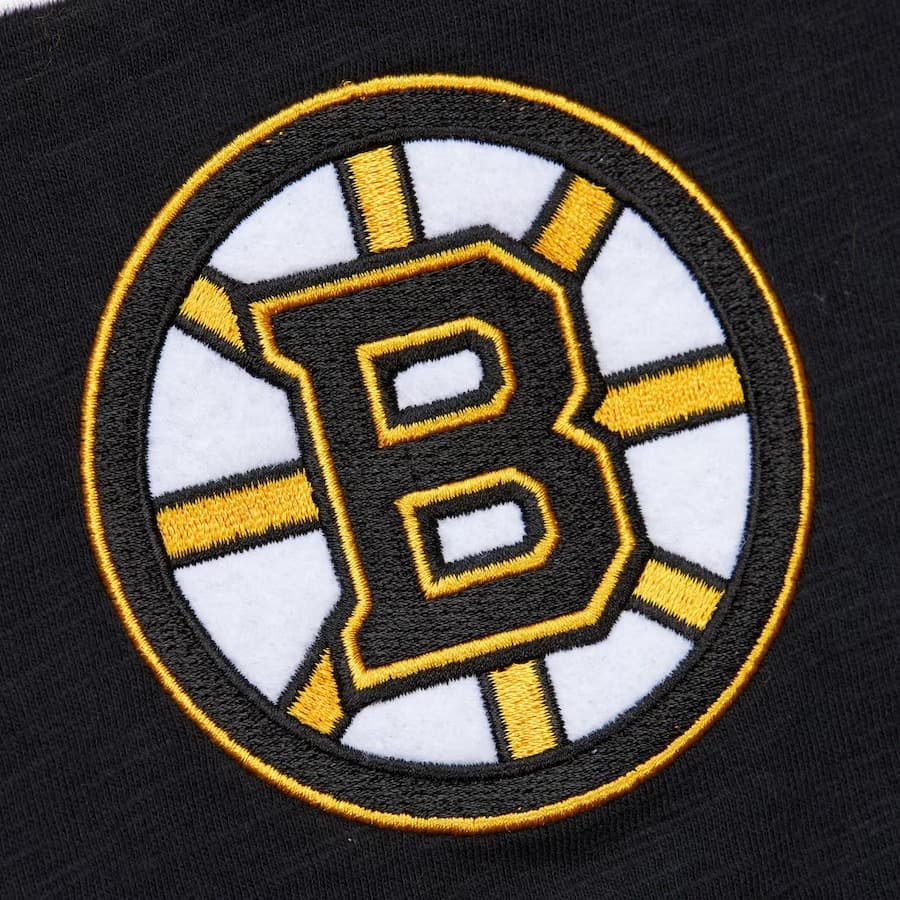 Футболка Mitchell & Ness Black Boston Bruins Legendary Slub T-Shirt